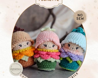 Florette Flower Pixie Crochet Pattern: Amigurumi Flower Fairy (ENG pdf)