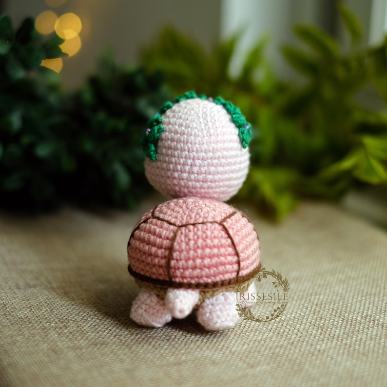 Myrtle the turtle amigurumi pattern English PDF Crochet turtle plush, Stuffed Animal, Plushie Baby Toy, Easy Tutorial PDF for Beginners image 5