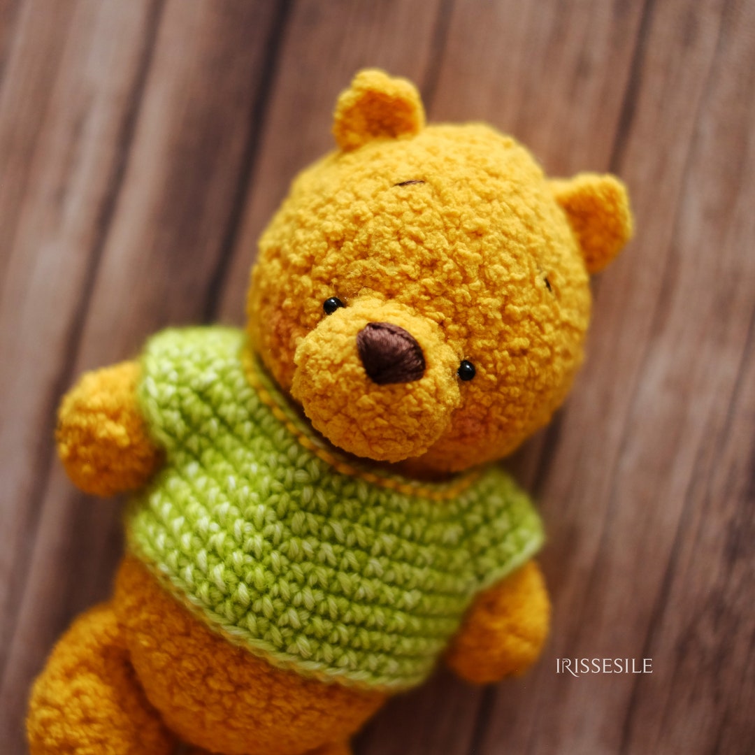 The Golden Bear Amigurumi Pattern eng PDF Crochet Easy Bear