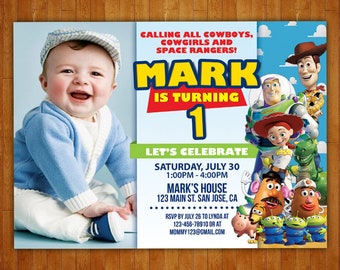 toy story invitation etsy