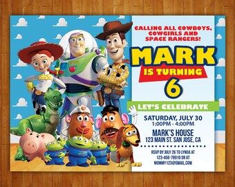 toy story invites etsy
