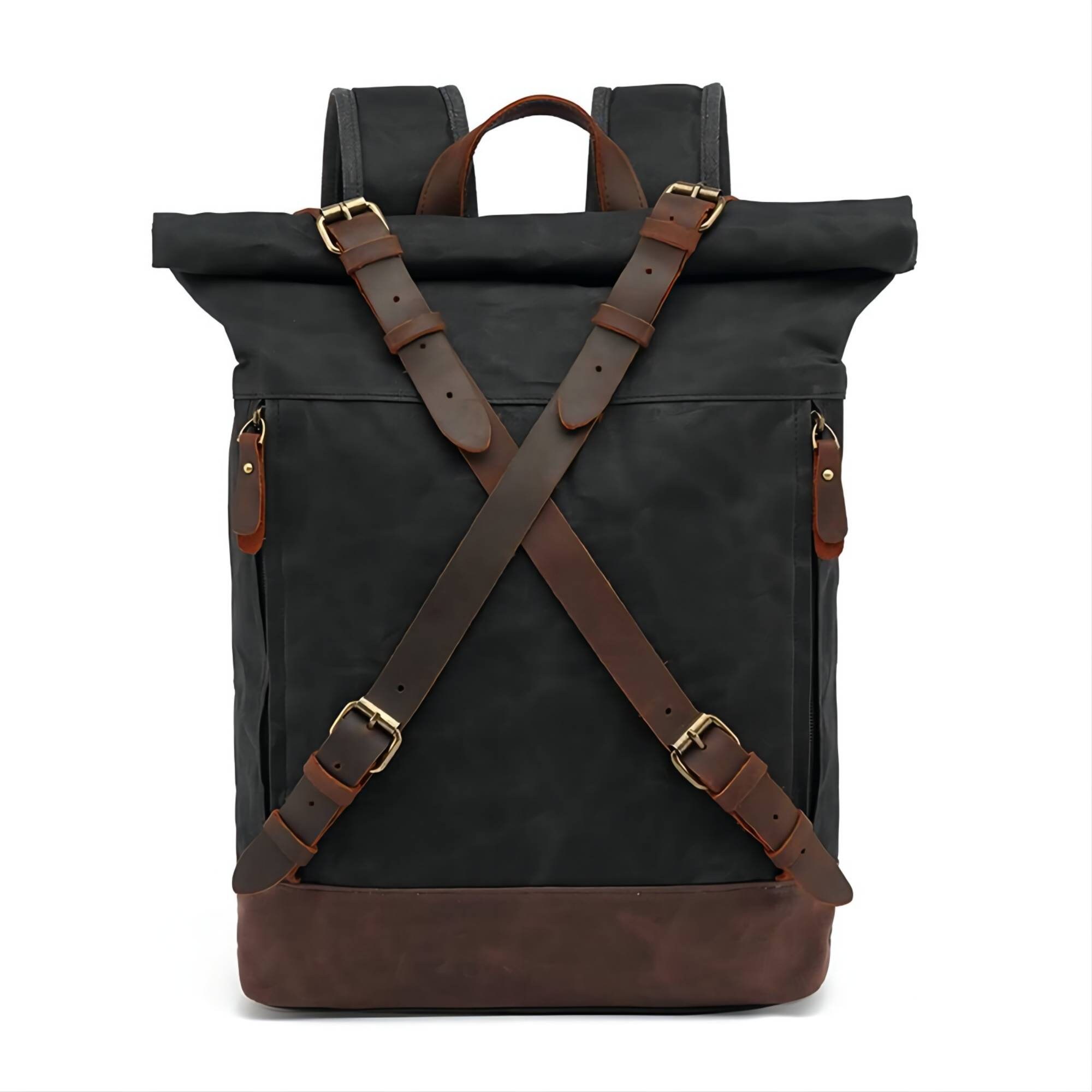 canvas motorcycle backpack
