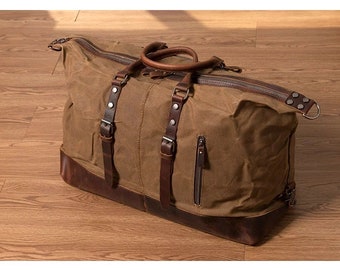 extra large canvas duffle bag