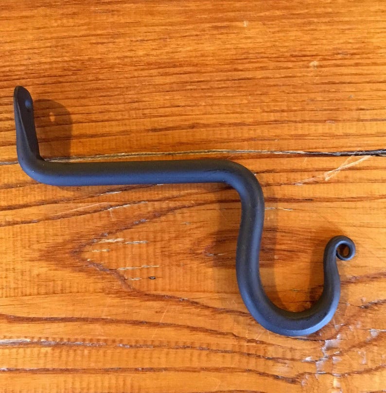 Plant Hook Handmade Sturdy Heavy Duty Blacksmith Made Iron Etsy