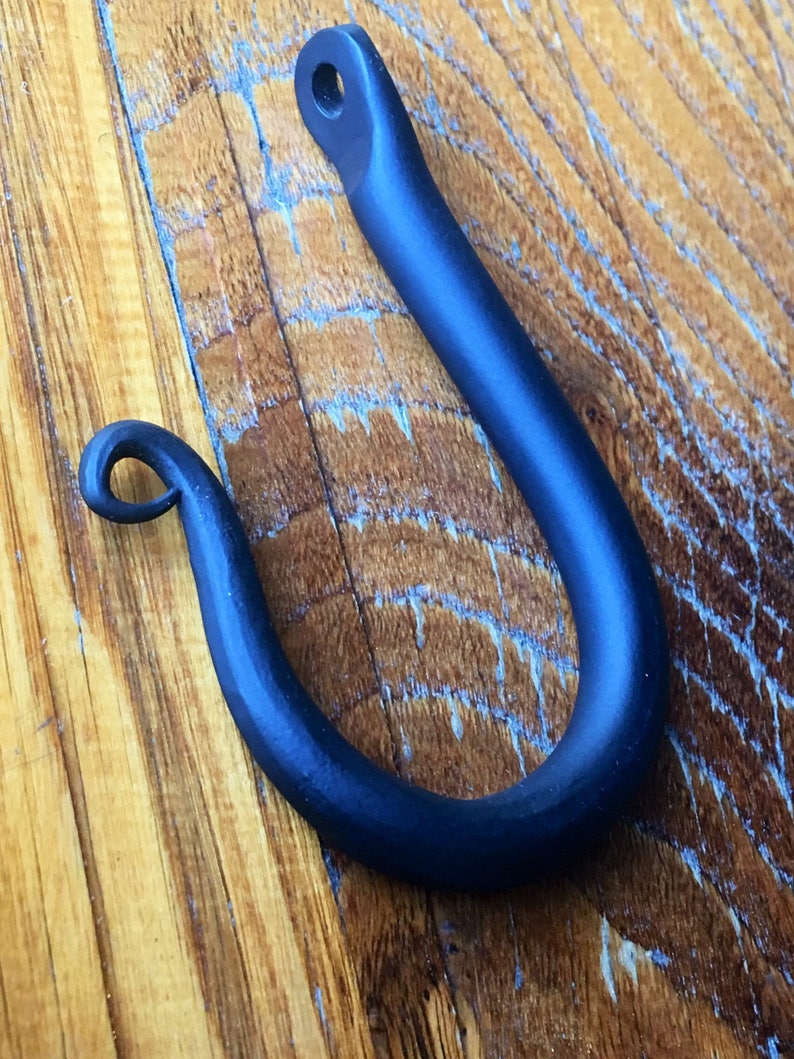 Blacksmith Hook J Hook Barn Hook Pot Hook Plant Etsy