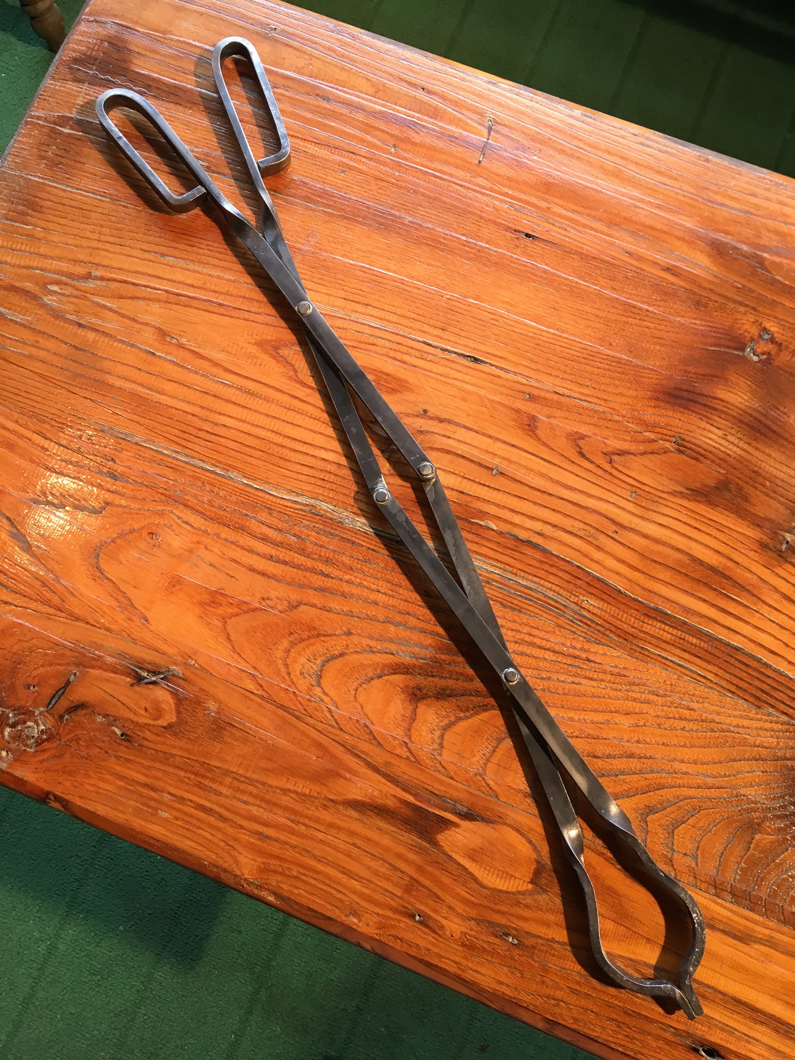 30 Fireplace Tongs Fire Pit Tongs Wood Fired Bread Oven Etsy