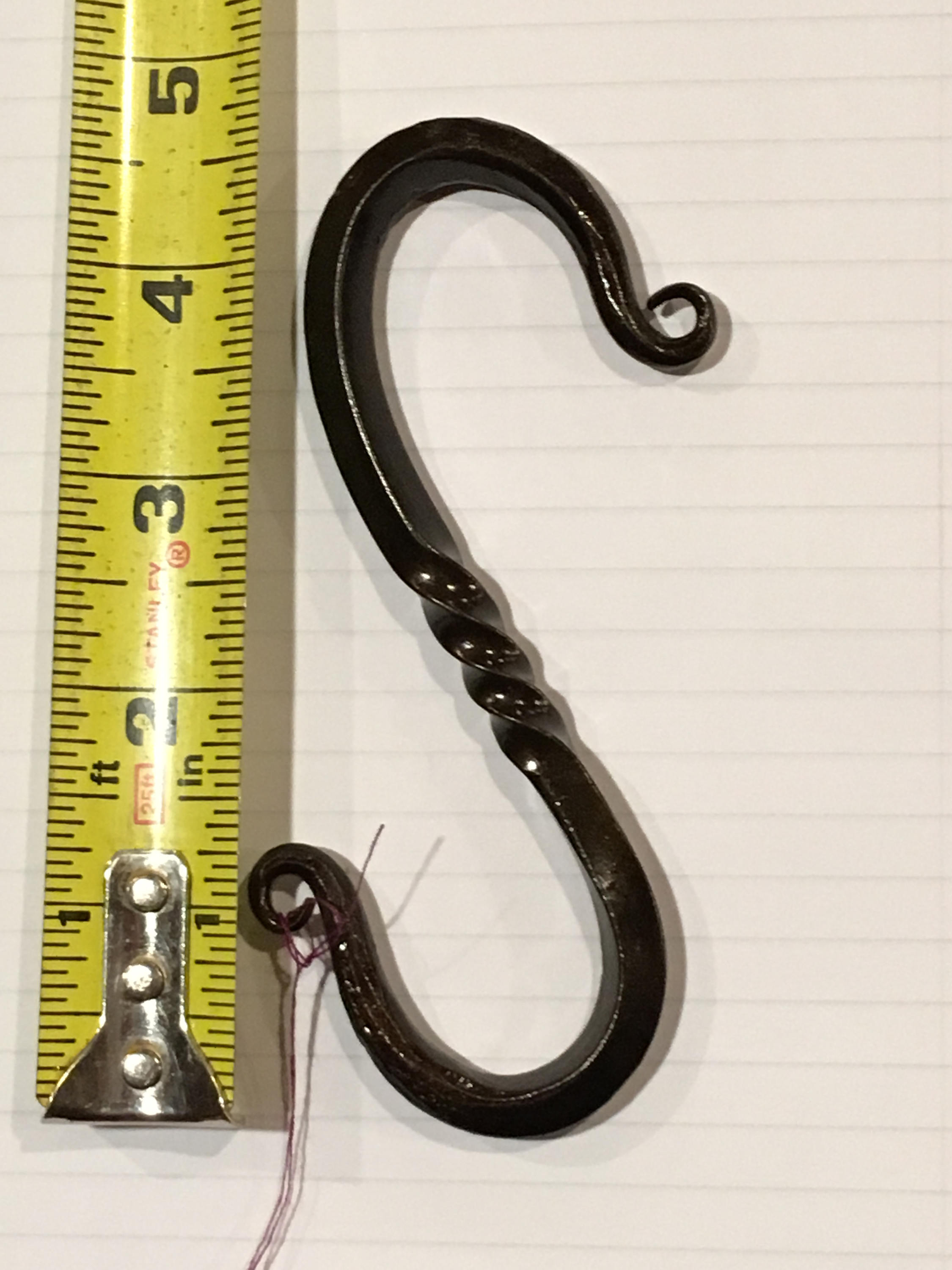 Blacksmith s hook Etsy