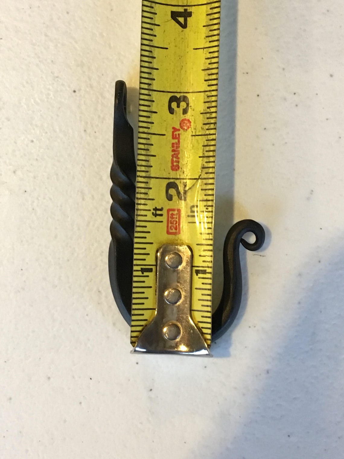 J Hook Blacksmith Made Wrought Iron Hook Pot Hook Plant Etsy