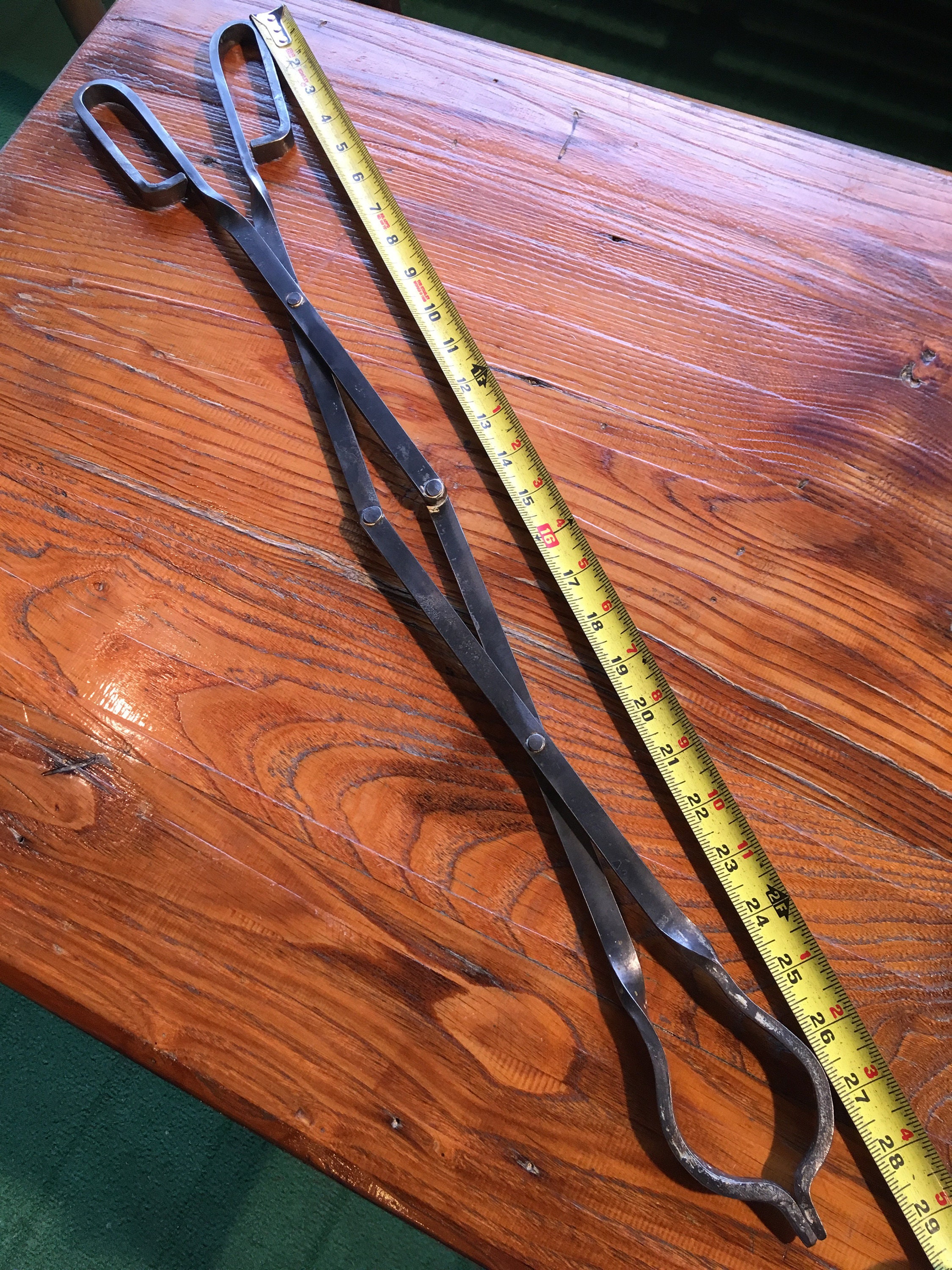 Fireplace Tongs Fire Pit Tongs Wood Fired Bread Oven Tool Etsy