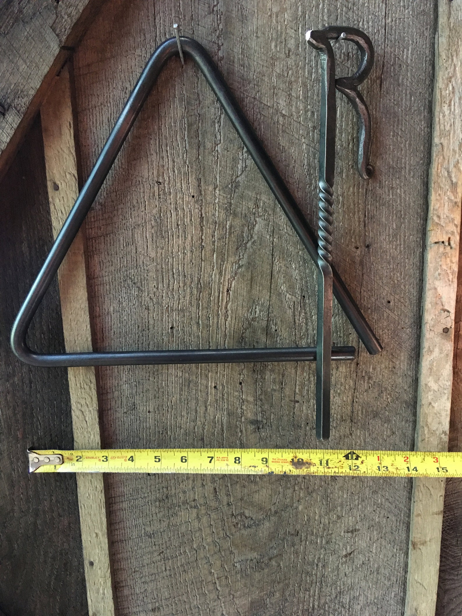 Dinner Triangle Dinner Bell With Personalized Clanger Etsy