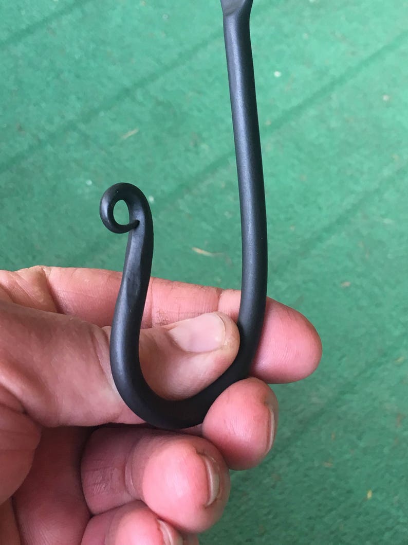 Blacksmith Hook J Hook Plant Hook Pot Hook Herb Drying Etsy