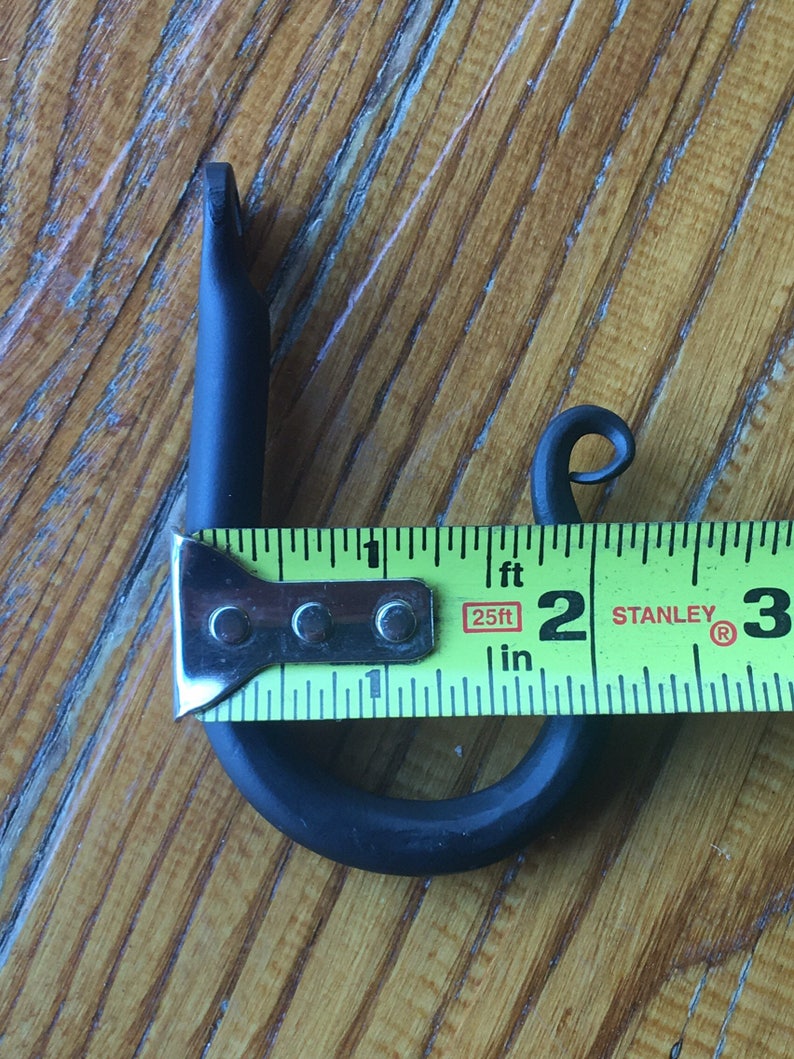 Blacksmith Hook J Hook Barn Hook Pot Hook Plant Etsy