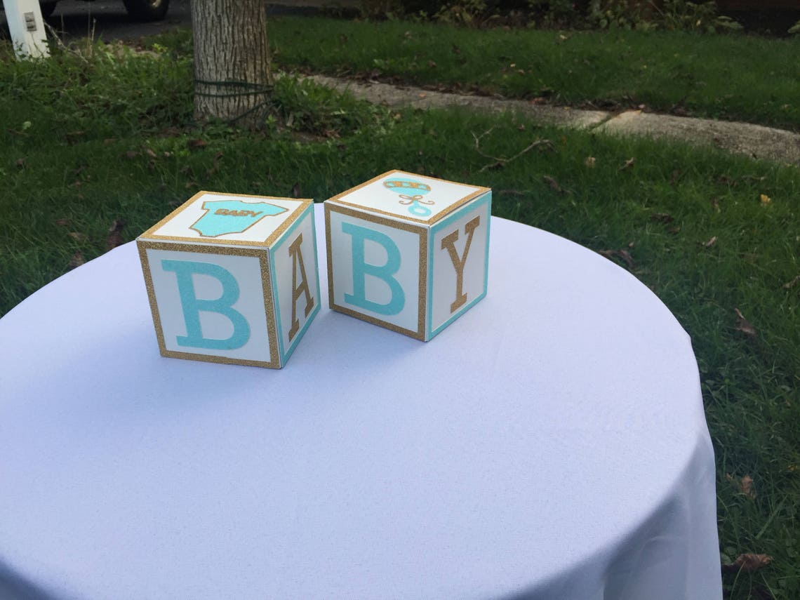 Mint Green and Gold Baby Shower Centerpiece Mint Green Etsy