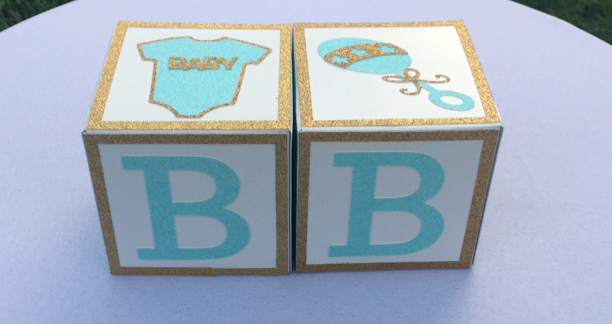 Mint Green and Gold Baby Shower Centerpiece Mint Green Etsy