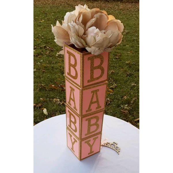 Baby Girl Shower Centerpieces Etsy