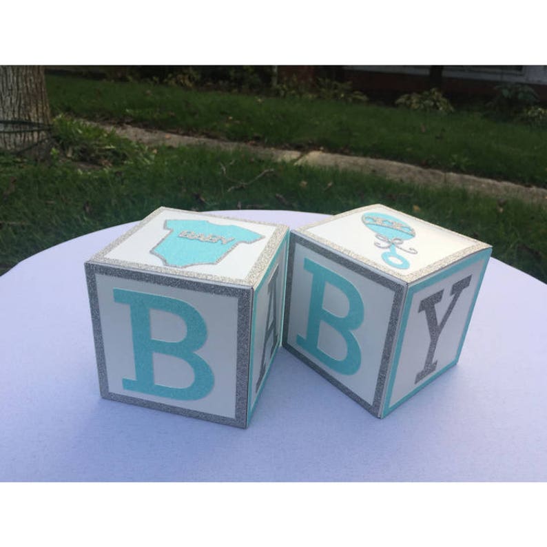 Mint Green And Silver Baby Shower Centerpiece Mint Green Etsy