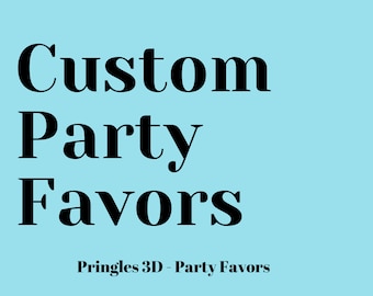 Custom 3D Pringles Party Favors - Theme of your choice 1.3 Oz