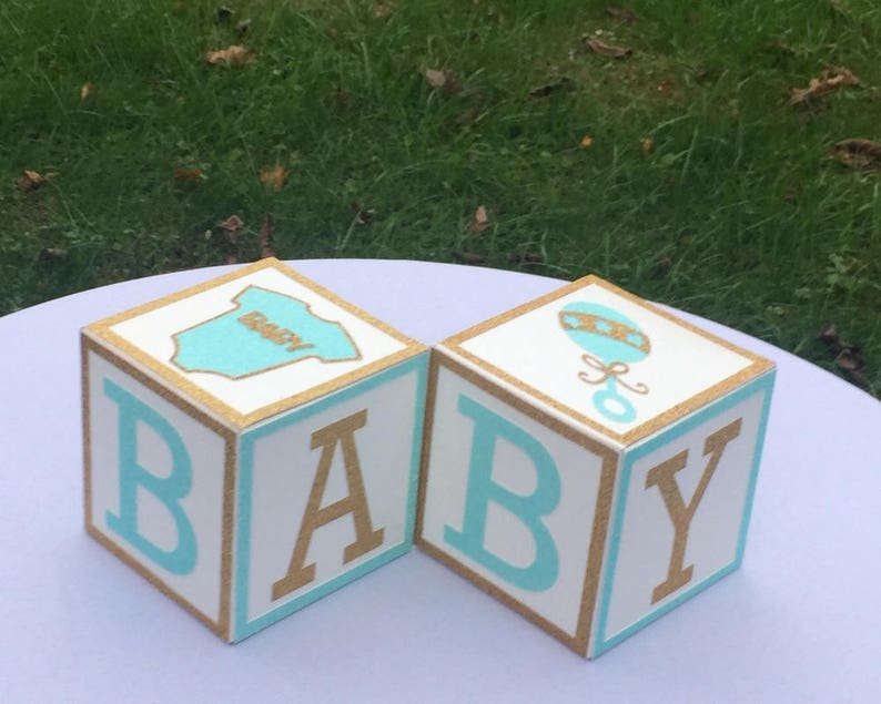 Mint Green and Gold Baby Shower Centerpiece Mint Green Etsy