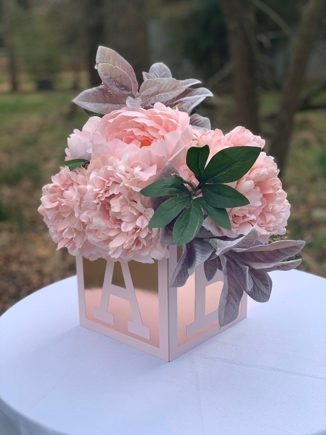 Rose Gold Baby Shower Centerpiece Pink and Gold Little - Etsy