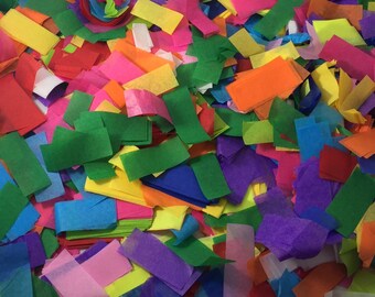 Multi Color Confetti, Tissue Confetti ,Rainbow Party Decor, Colored Confetti, Sprinkle Confetti