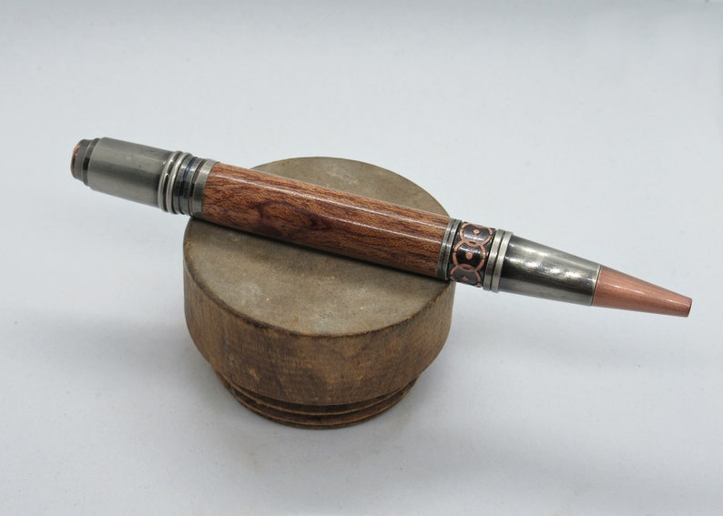 purchases Mahogany Wood Pen, ProX Art Deco, Gunmetal, Rose