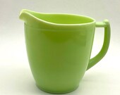 Jeannette Jadite Sunflower Pitcher
