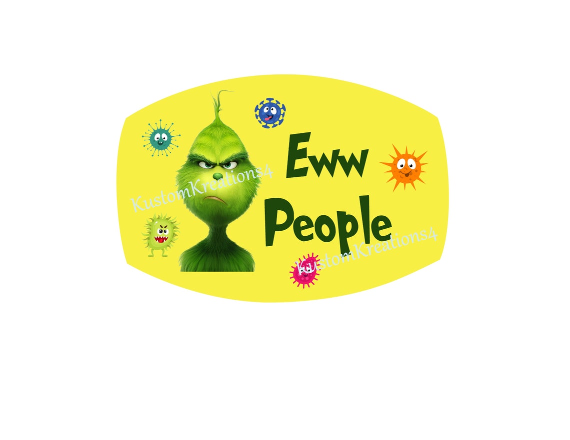 Ew people Grinch Digital Download PNG SVG | Etsy