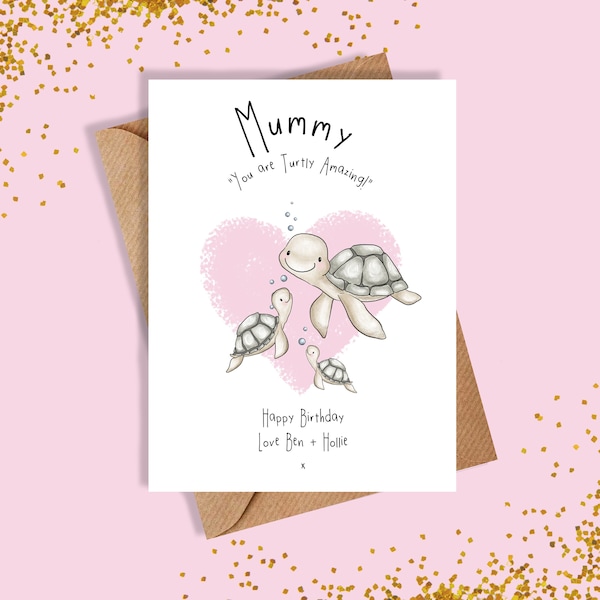 Mummy Birthday Card / Mum Birthday Card / Mother / Birthday Card / Mothers Day Card / Mothering Sunday / Greeting Card / Personalised Cards