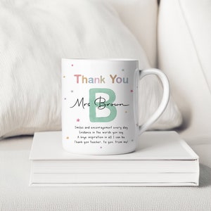 Personalised Teacher Mug: End of Term Thank You Gift