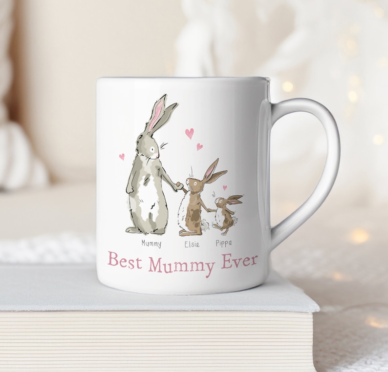 Mummy Bunny Personalised Mug Gift
