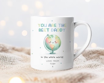 Mug papa personnalisé, cadeau de Noël papa, cadeau pour papa, mug anniversaire papa, mug papa personnalisé, cadeau fête des pères