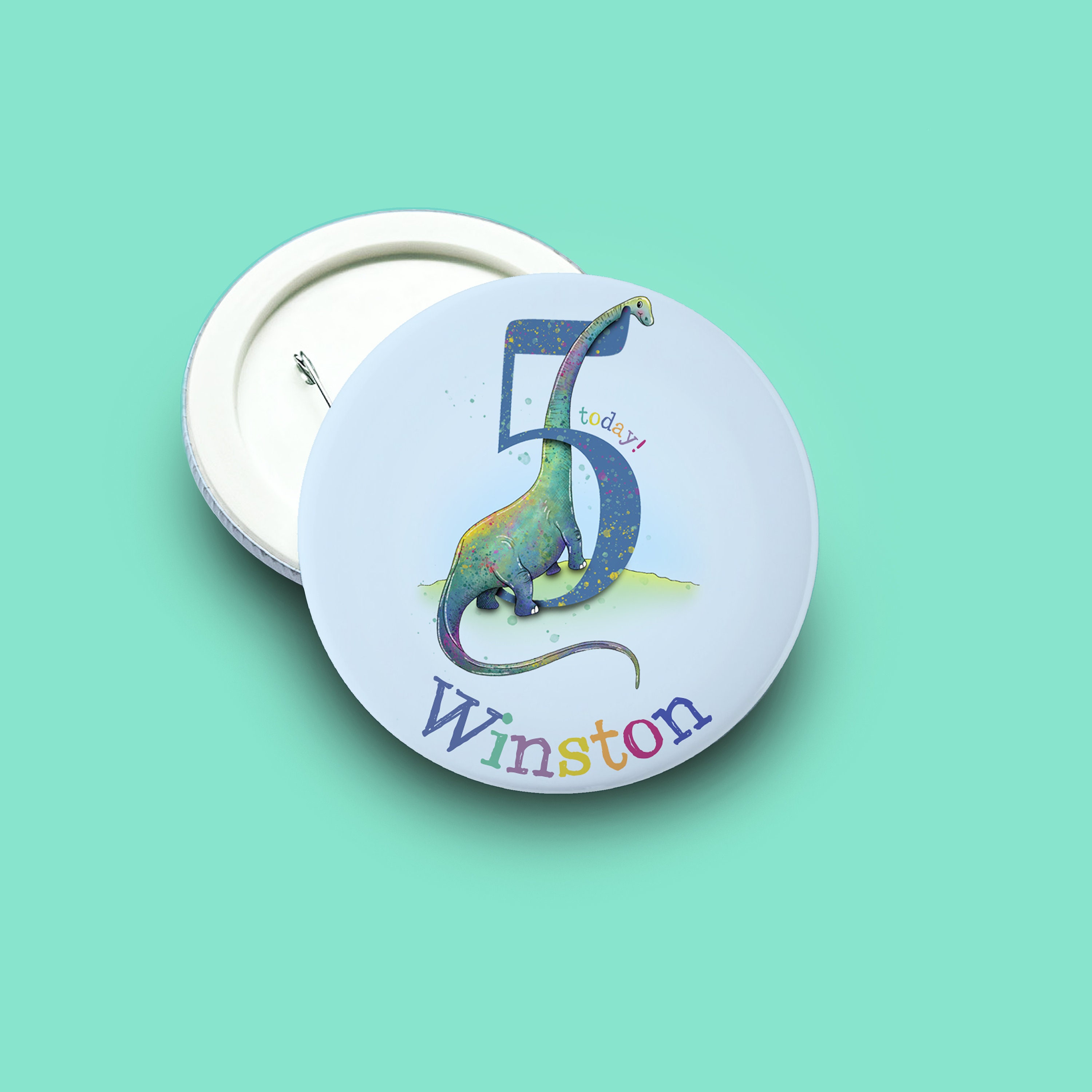 Spilla Gigante Jumbo Per 9° Compleanno - 15 Cm, Unisex, Perfetta Per Feste - 5