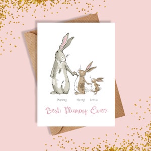 Mummy Birthday Card / Mum Birthday Card / Mother / Birthday Card / Mothers Day Card / Mothering Sunday / Greeting Card / Personalised Cards image 1