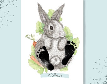 Baby Footprint, Personalised Baby Footprint, Baby First Footprint, New Baby Print, Personalised Baby Print, Newborn, Footprint, Baby Gift