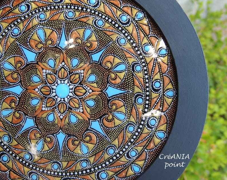 Original Dot Mandala Wall Hanging in Dot Painting Etsy