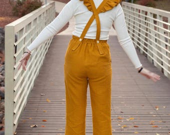 PDF Sewing Pattern - Overalls - Trousers - Vintage Workwear - Beginner - Size Inclusive - Jordan Overalls