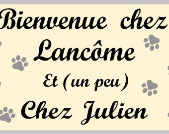 Tapis Personnalise Chat Etsy