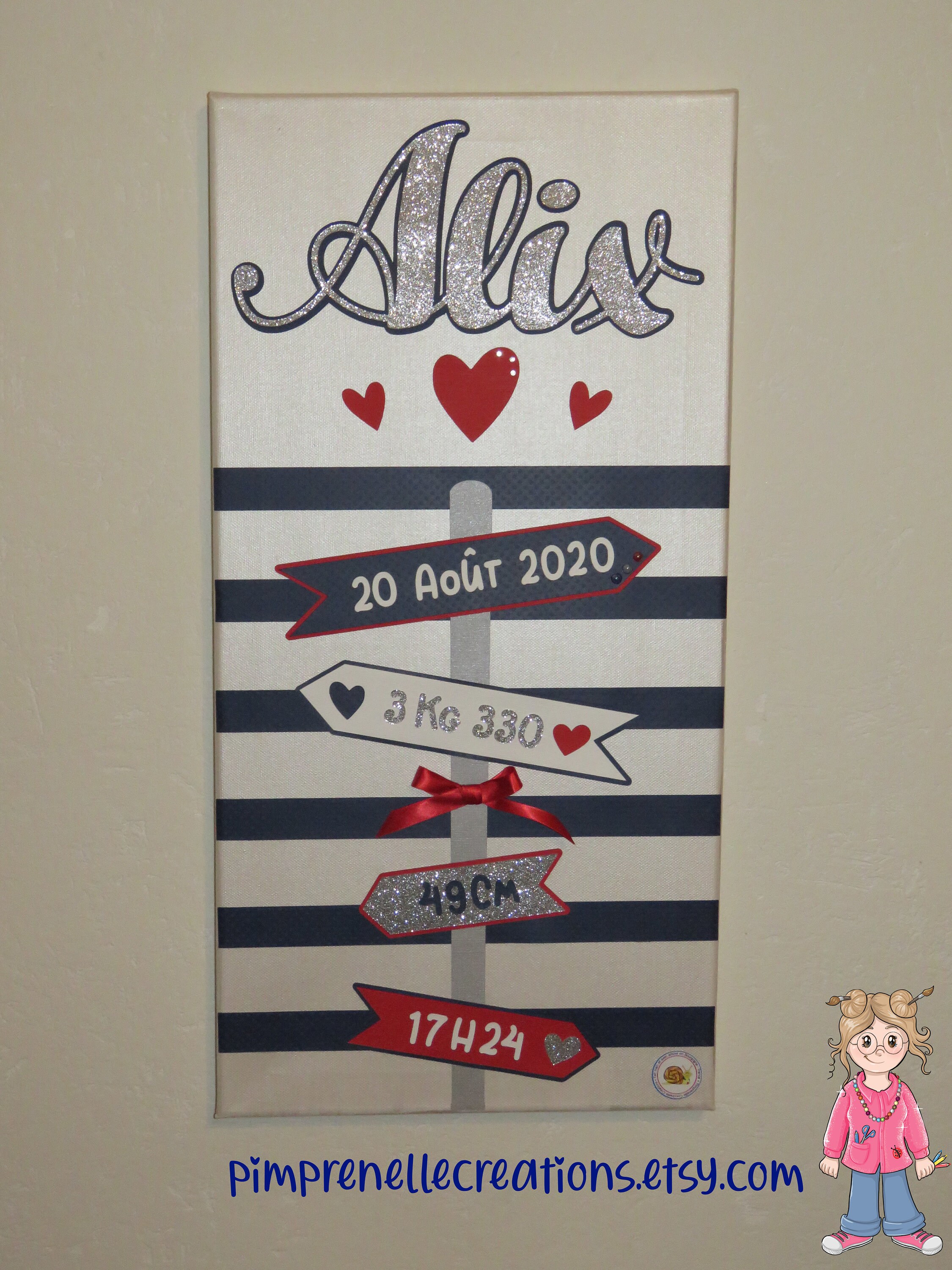 Tableau Chambre Bebe Etsy France