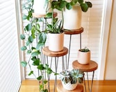 HARPER - Hairpin leg plant stand, metal plant stand, plant stand, speaker stand, side table, hairpin leg table, small table