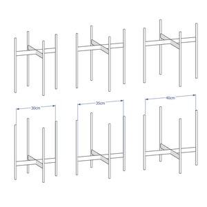 BAILEY Plant stand, Metal Plant Stand, Pot Plant Stand zdjęcie 9