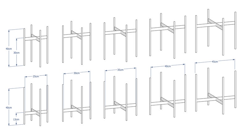 BAILEY Plant stand, Metal Plant Stand, Pot Plant Stand image 9