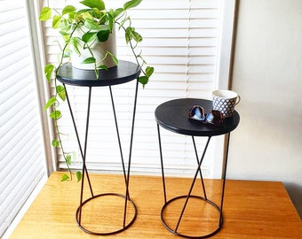 ELLIE - Side Table, Coffee Table, Small Table, Plant Stand, Wooden Table, Metal Table, Table