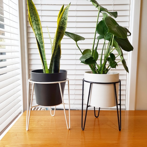 MARY Hairpin Leg Plant Stand Hairpin Leg Plant Stand Metal Plant Stand Pot Stand Hoop Plant Stand Etsy UK