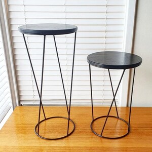 ELLIE Side Table, Coffee Table, Small Table, Plant Stand, Wooden Table, Metal Table, Table image 3