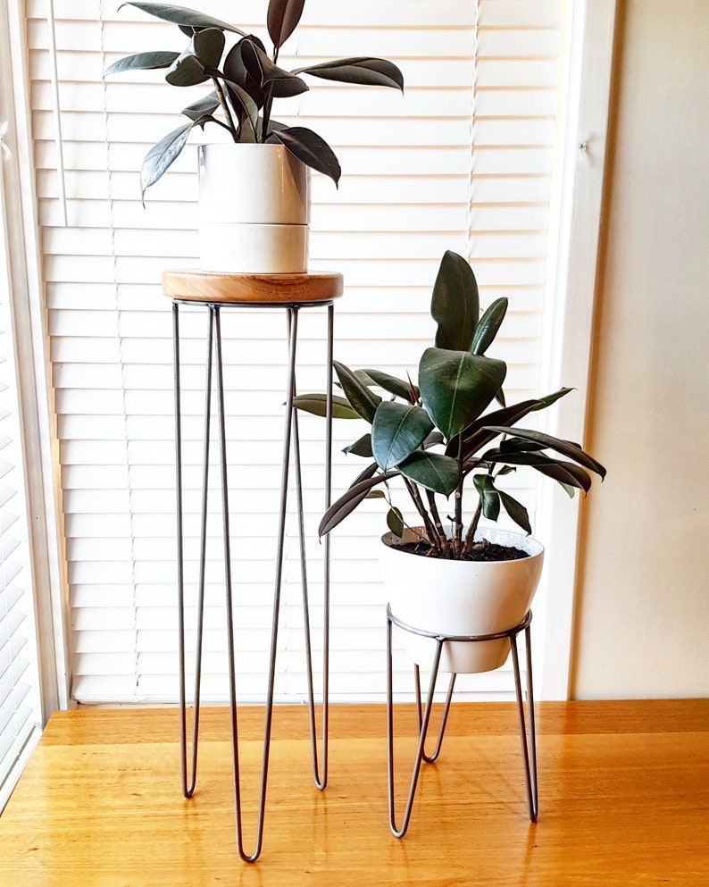 HARPER Hairpin leg plant stand metal plant stand plant Etsy