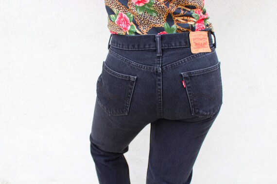 Vintage 505 Black Levi's