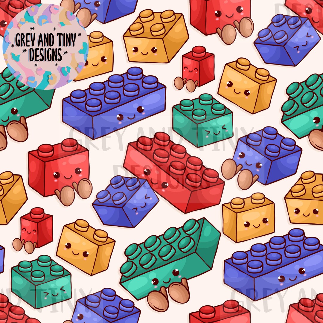 KAWAII BUILDING BRICKS, Toy, Teddy, Happy, Colourful, Rainbow ...