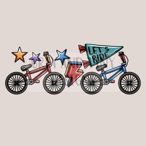 Garçons BMX BIKE, vélo, foudre, conception d'équitation, svg, fichier PNG, téléchargement numérique