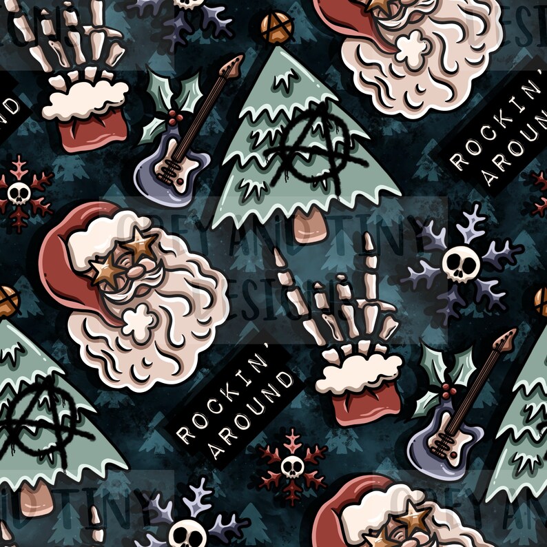 Rockin around the christmas tree signs