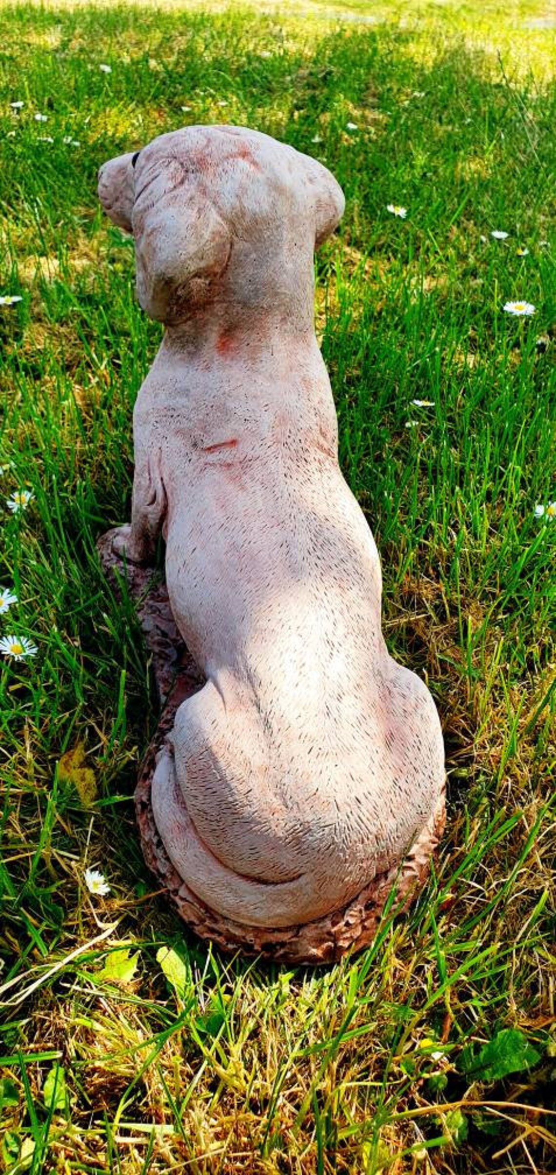 Beautiful SAUSAGE DOG Statue Stone Highly Detailed Garden Etsy